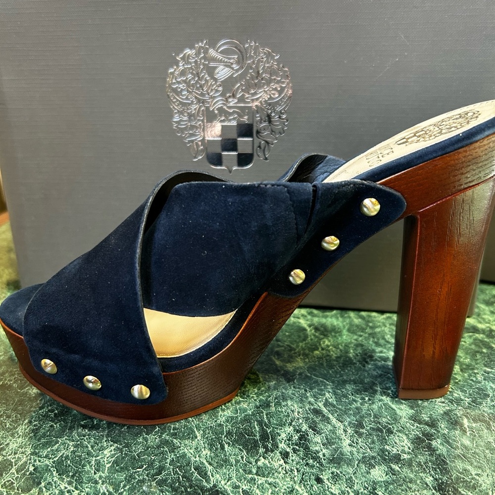 New Vince Camuto suede platforms!
